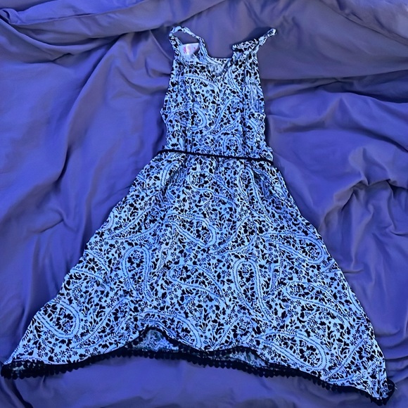 Girls Justice Floral Patterned Party Dress - Picture 4 of 4